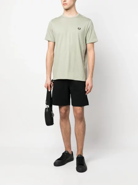 Raštuotos šortai Canada Goose juoda