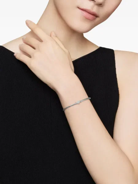 Βραχιόλι David Yurman με μοτίβο καρδιά ασημί