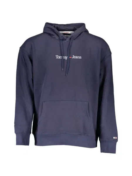 Hanorac cu glugă Tommy Hilfiger cu broderie albastru