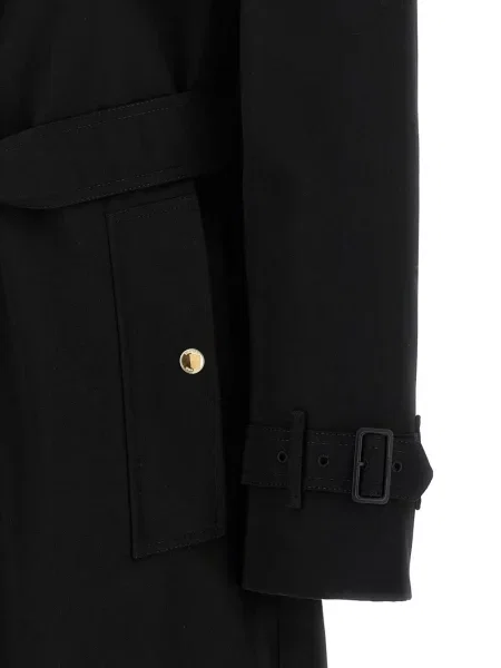 Trenci Burberry în carouri negru