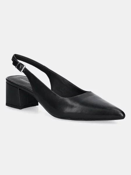 Обувки с тънък Vagabond Shoemakers MARTA с дебел с отворена черно