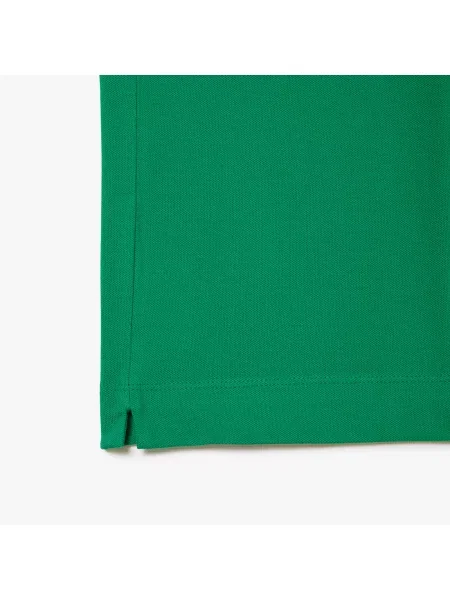 Lacoste Koszulka Polo Smart Paris Z Elastycznej Bawełny zielona
