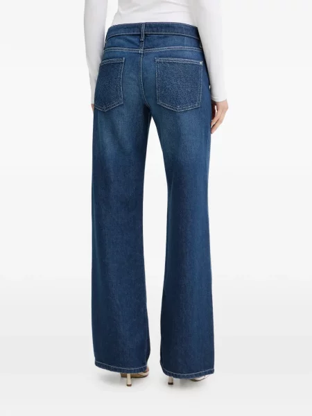 Pantaloni Guess albastru