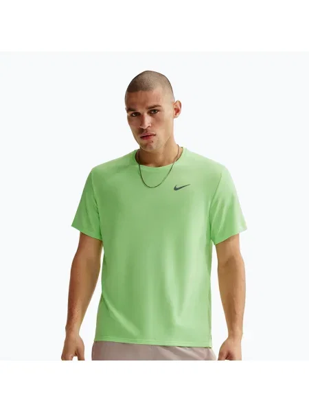 Tricou de alergare pentru bărbați Nike Miler Dri-Fit UV lime blast