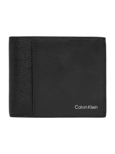 Portfel Calvin Klein skórzany czarny