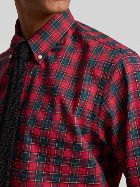 Polo Ralph Lauren Koszula ciemny Custom Fit czerwony