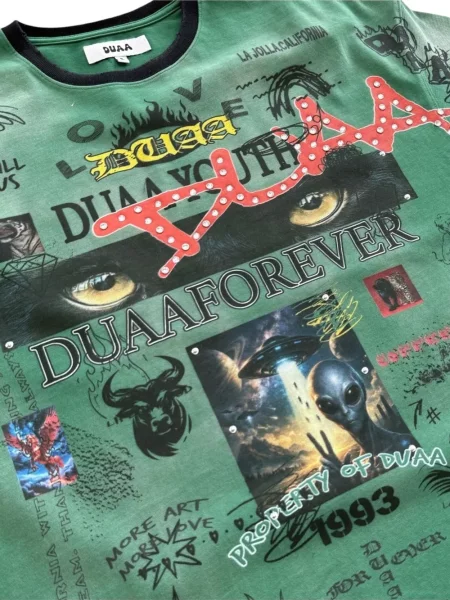 Μπλούζα Duaa με σχέδιο πράσινο