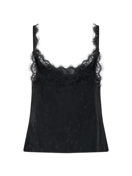 Top Pinko din dantelă negru