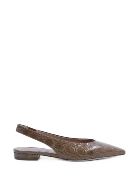 Pantofi cu toc Notabene slingback maro