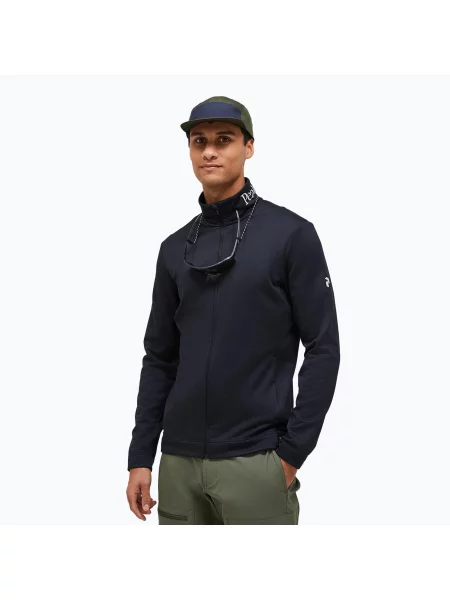 Softshellová bunda Peak Performance Rider Tech black černá