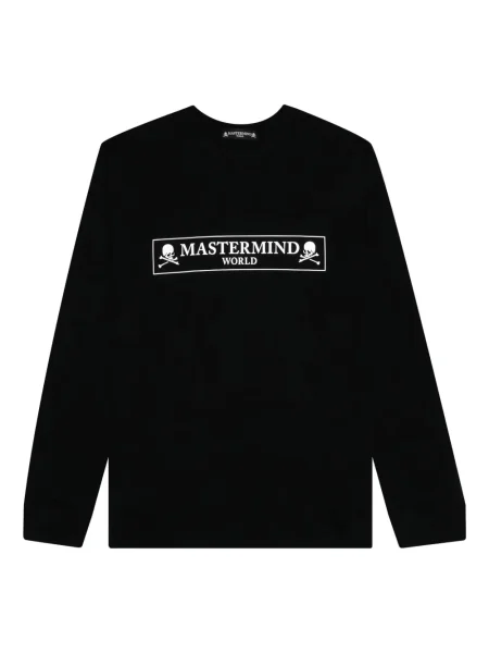 Tricou Mastermind World cu imagine lung negru