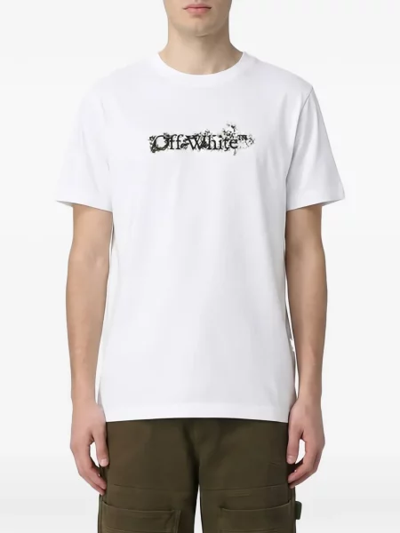 Tricou Off-white cu imagine alb