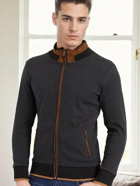 Hanorac Dewberry cu model herringbone