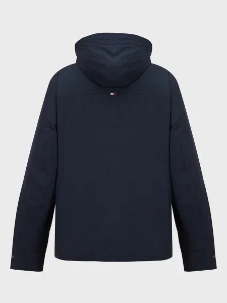 Куртка Tommy Hilfiger с капюшоном синяя