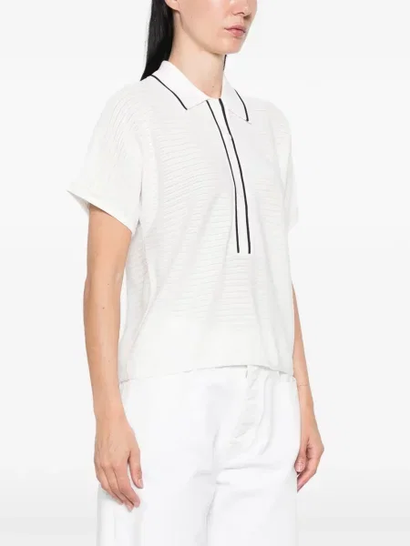 Tricou polo Emporio Armani alb