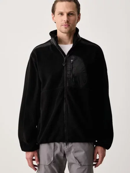 Emporio Armani bluza polarowa czarna