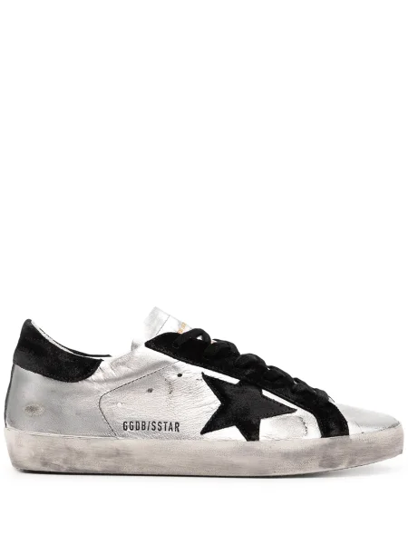 Sneakerși Golden Goose din piele auriu