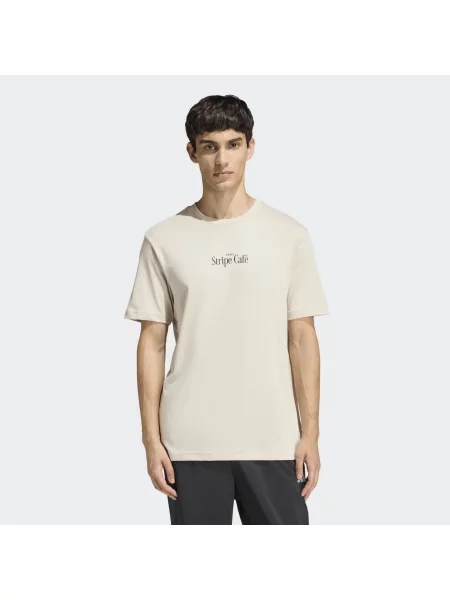 Koszulka Regular ADIDAS beżowa