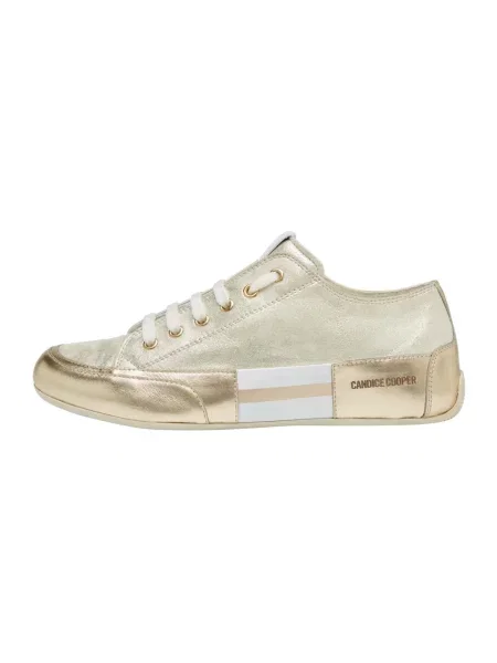 Sneakersy Candice Cooper skórzane żółte