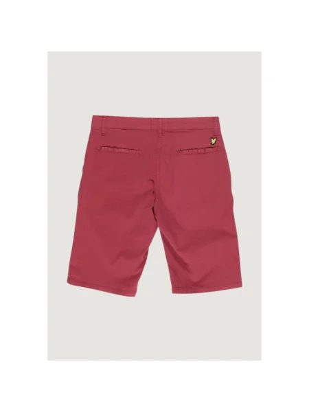 Pantaloni Lyle & Scott roșu