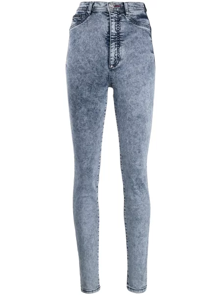 Blugi skinny Philipp Plein albastru