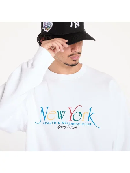 Hanorac crewneck Sporty & Rich alb