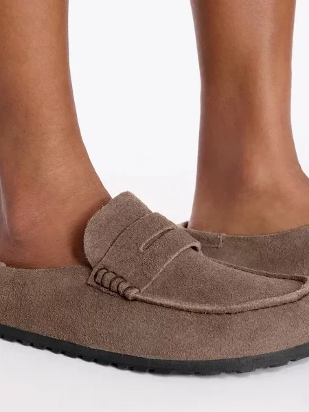Замшевые шлепанцы Birkenstock