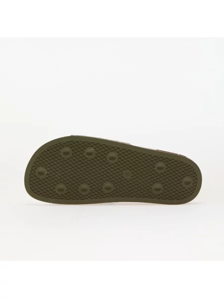 Adidas Originals klapki zamszowe Adilette Rs zielone
