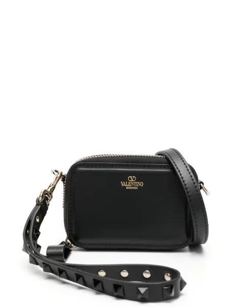Portofel Valentino Garavani din piele negru