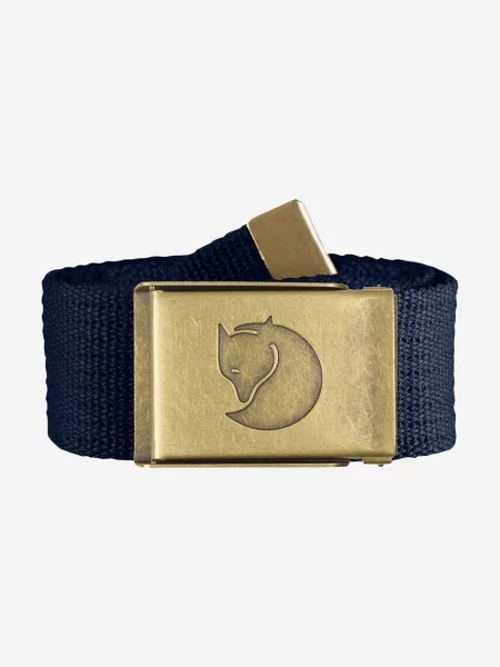 Fjällräven Canvas Bras Belt Dark Navy Unisex Fjällräven Size: One size niebieski