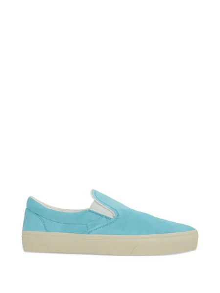 Sneakerși Tom Ford din piele slip-on albastru