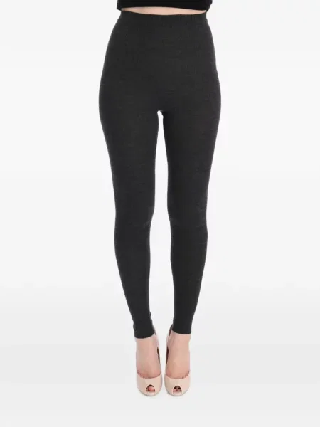 Leggings Dolce & Gabbana tricotate gri