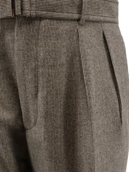 Cu centură pantaloni Tagliatore maro