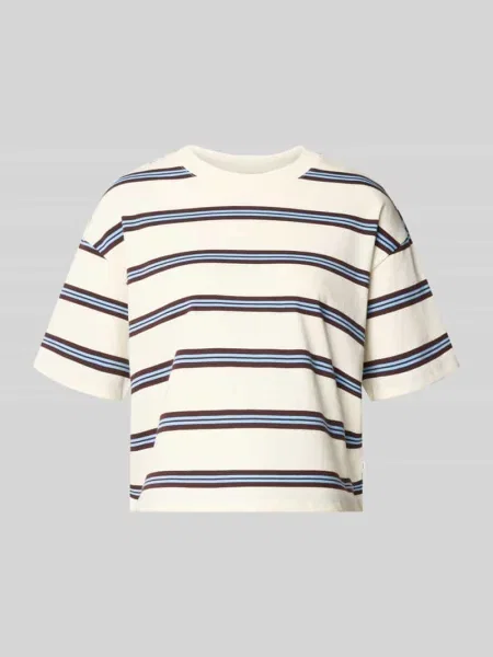 Męski t-shirt o kroju regular fit z czystej bawełny Marc O'polo Denim biała