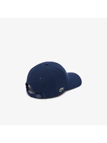 Кепка Lacoste с вышивкой синяя