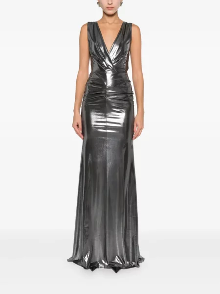 Rochie Lita Couture de costum argintiu