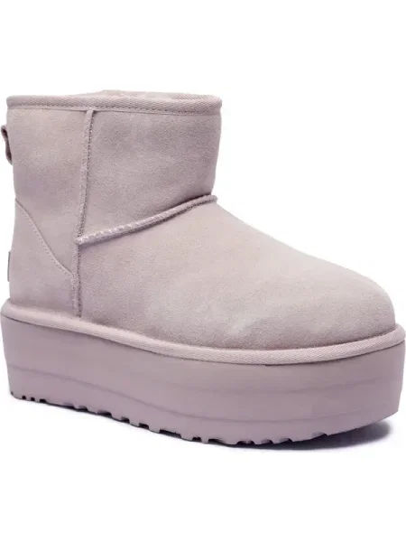 UGG Bocanci Classic Mini Platform | piele întoarsă