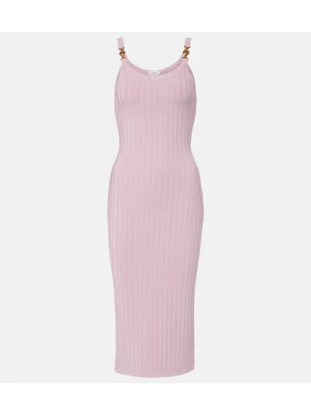 Rochie midi Versace tricotate violet