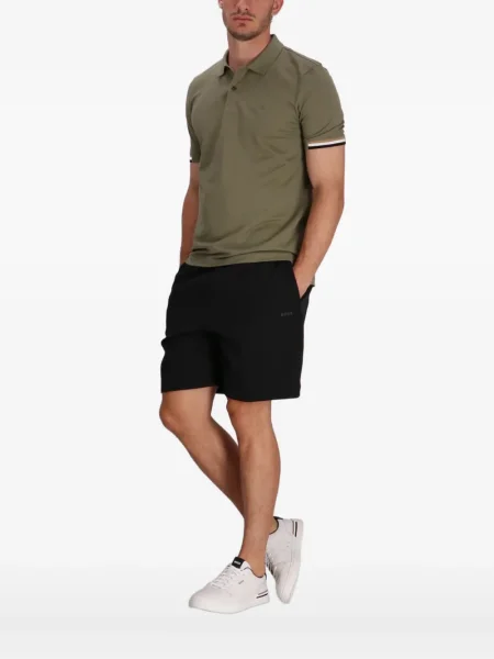 Polo Boss cu broderie verde