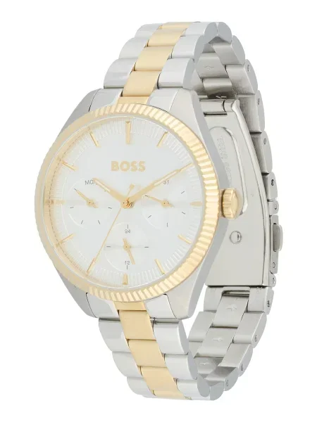 BOSS Ceas analogic SAGE / argintiu auriu