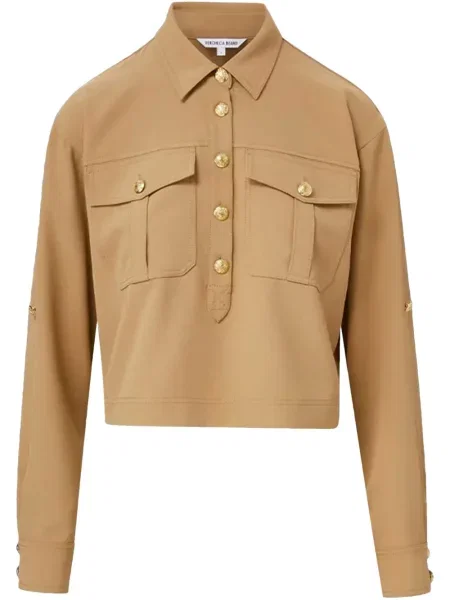 Bluzka Veronica Beard brązowa