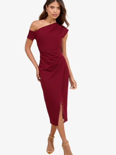 Lipsy Rochie de cocktail burgundy roșu