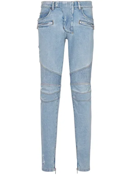Blugi skinny Balmain skinny fit albastru