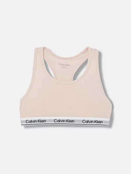 Calvin Klein Underwear podprsenka detská s elastanom ružová