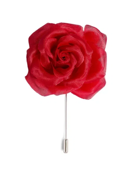 Brosa Khaite cu model floral roșu