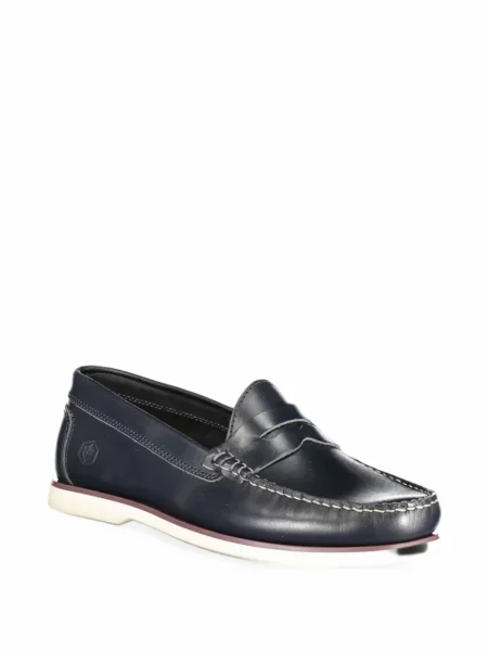 Pantofi loafer Lumberjack din piele albastru