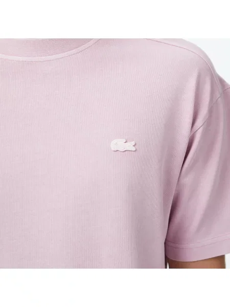 Lacoste T-Shirt O Luźnym Kroju różowy