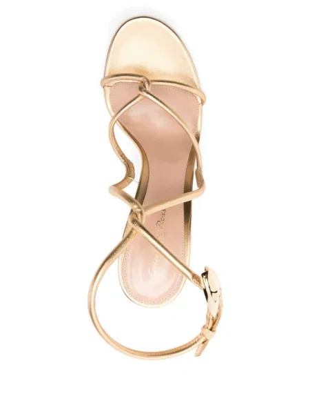 Кожени сандали Gianvito Rossi златисто