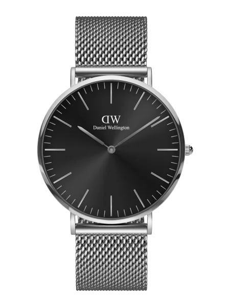 Pánske hodinky v striebornej farbe Daniel Wellington Classic
