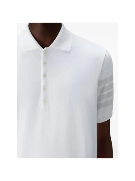 Koszulka polo Thom Browne biała